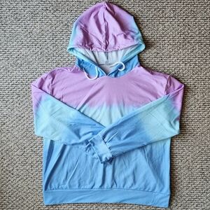 Purple To Blue Ombre Hoodie